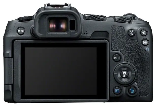 Canon R8 butoane lcd aparat foto mirrorless