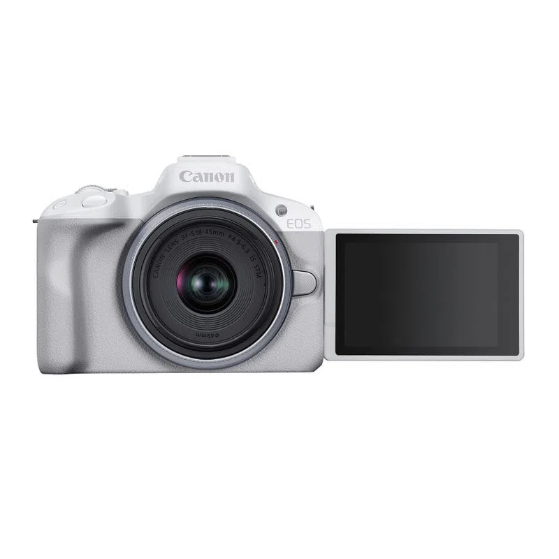 Canon R50 aparat foto alb lcd mobil selfie