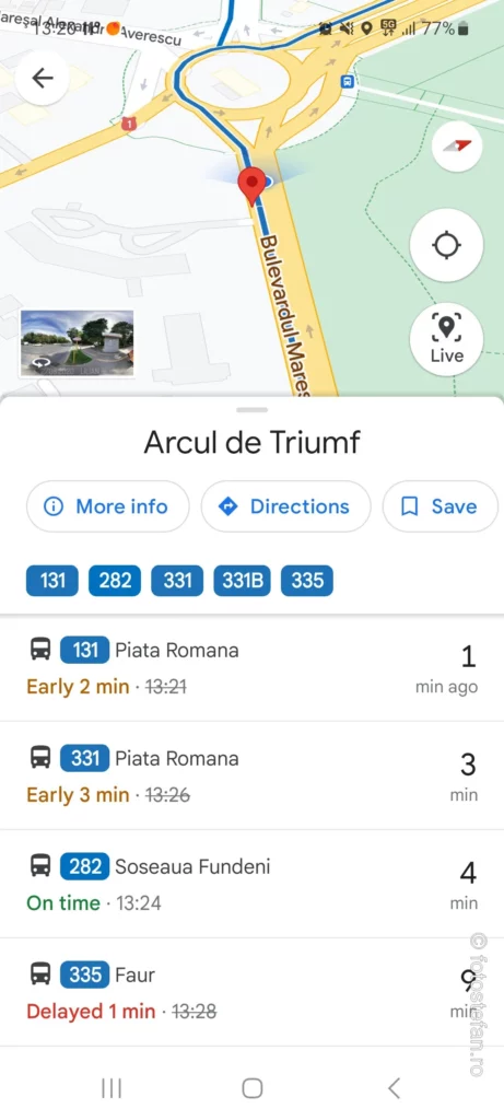 ggogle maps bucuresti transport public stb