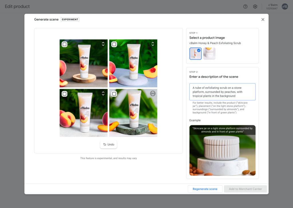 Google Product Studio Merchant Centerfotografie produse vandute online